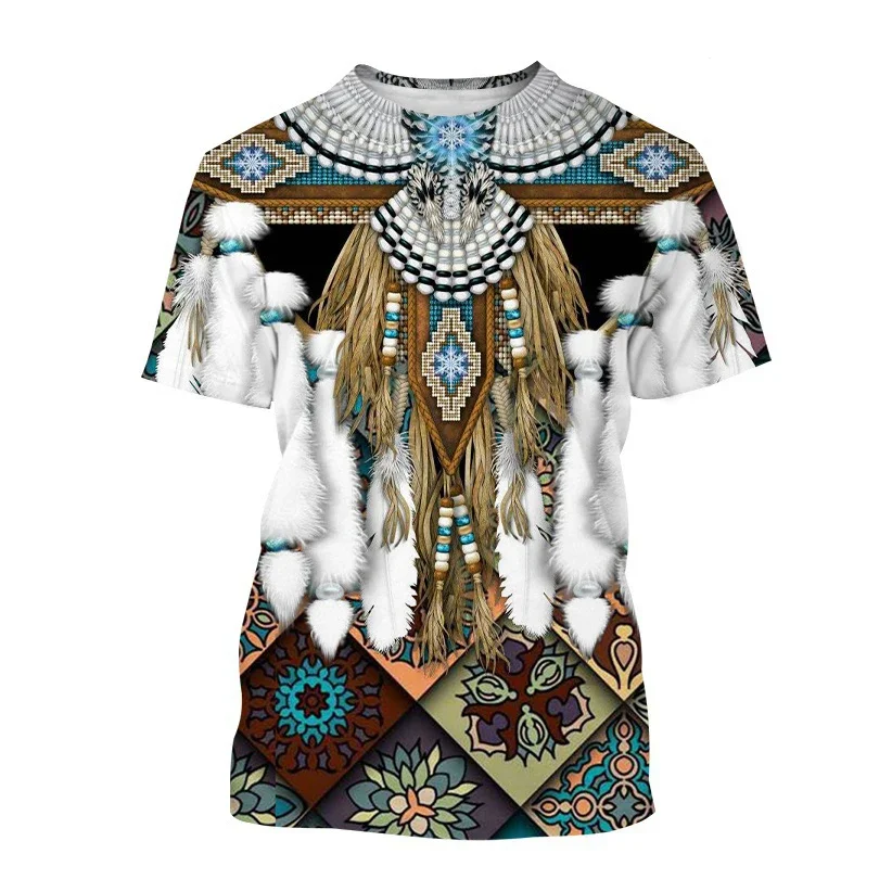 Fashion Ethnic Indian Clothing - T-shirt indiane stile etnico stampa 3D