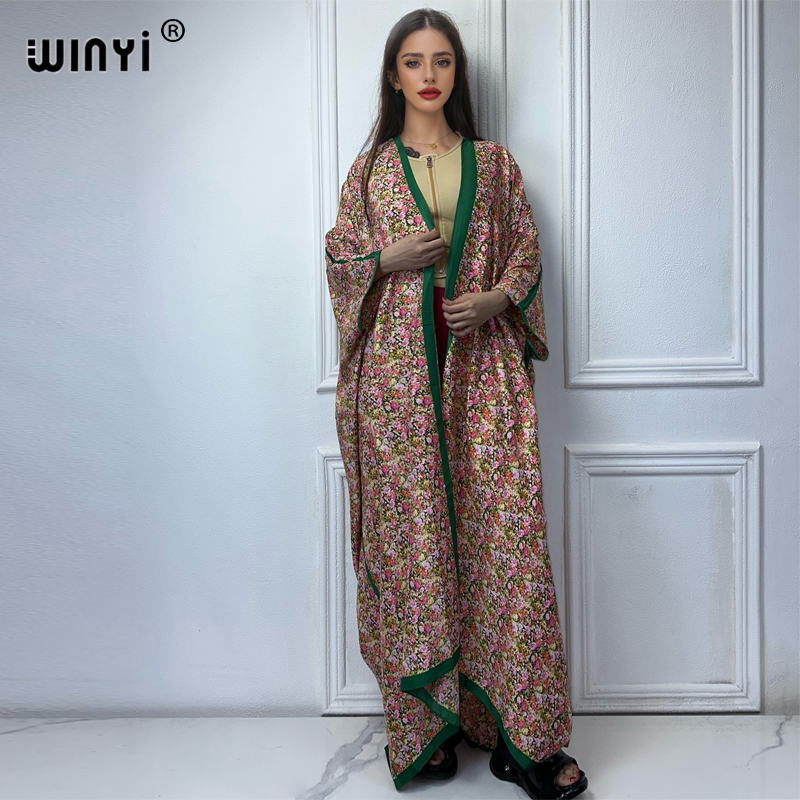 Kaftan Women Boho - WINYI Kimono Estate sexy stampa cardigan