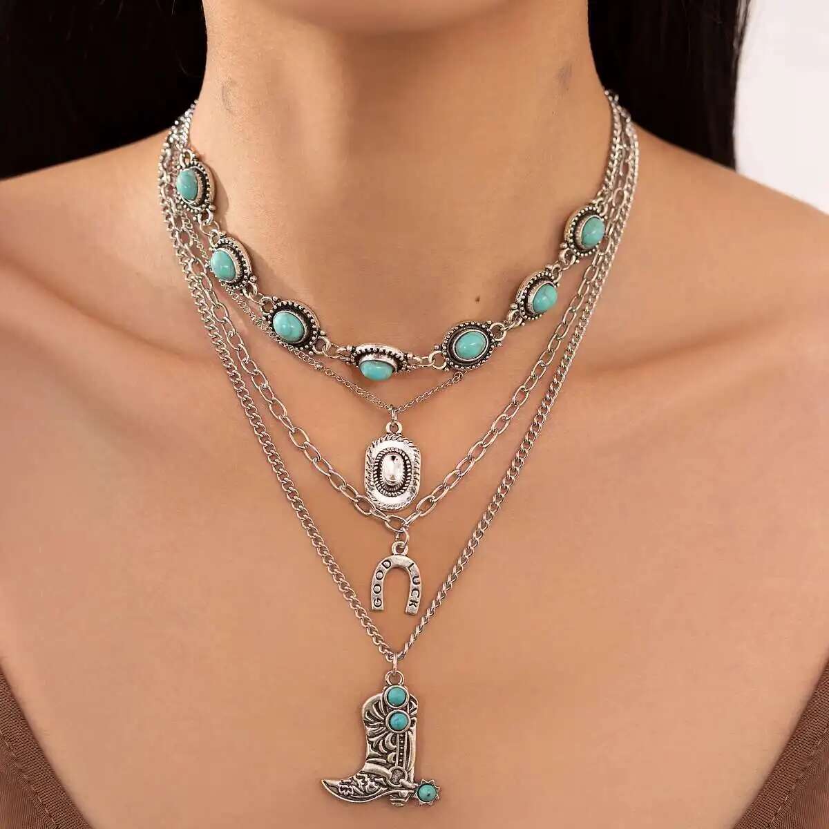 Ethnic Fashion Trends 2025 - Ingemark 4 Pz/set Collana Etnica a