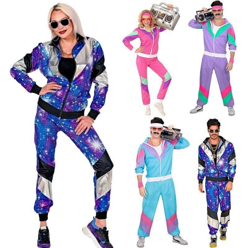 Ethnic Fashion Brand - Costume di Halloween Anni '80, Set