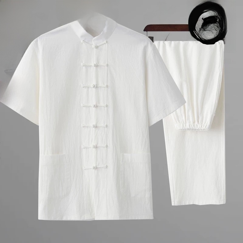 Fashion Ethnic Wear For Men - Completo Estivo in Cotone e Lino
