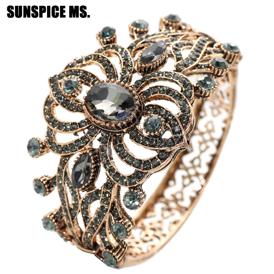 Ethnic Fashion Brand - Bracciale rigido vintage etnico della Boemia