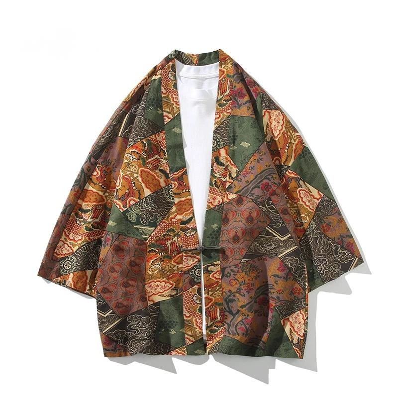 The Ethnic Fashion - Stampa stile etnico Yukata Uomo Donna