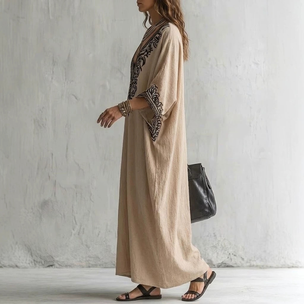 Abito lungo da donna in stile  - Kaftan Women Boho recensione e prezzo