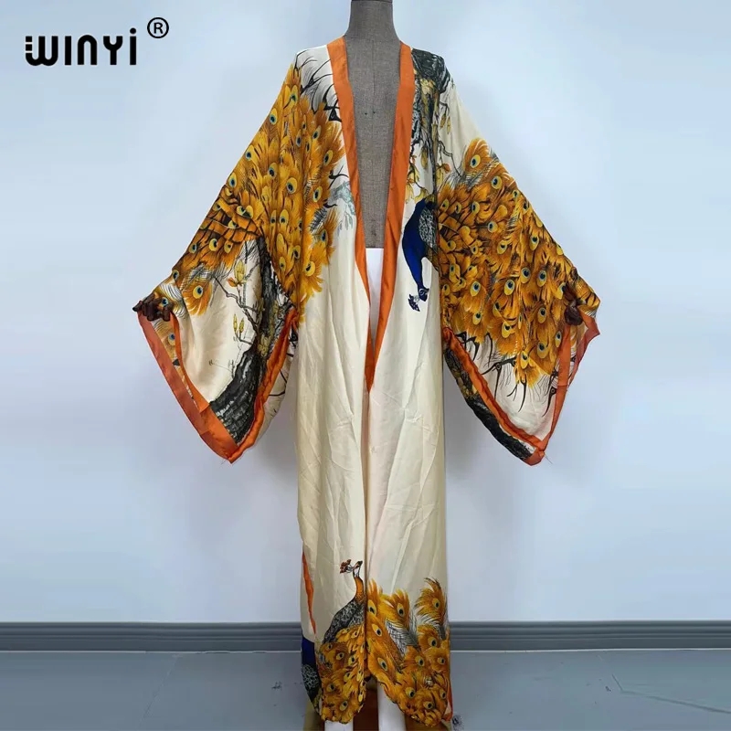 WINYI Summer Classic peacock p - Kaftan Women Boho recensione e prezzo