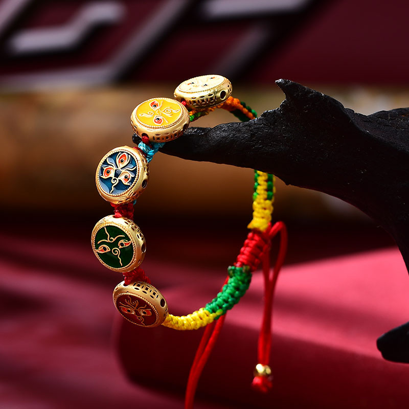 Bracciale tibetano corda intre - Ethnic Fashion Way recensione e prezzo