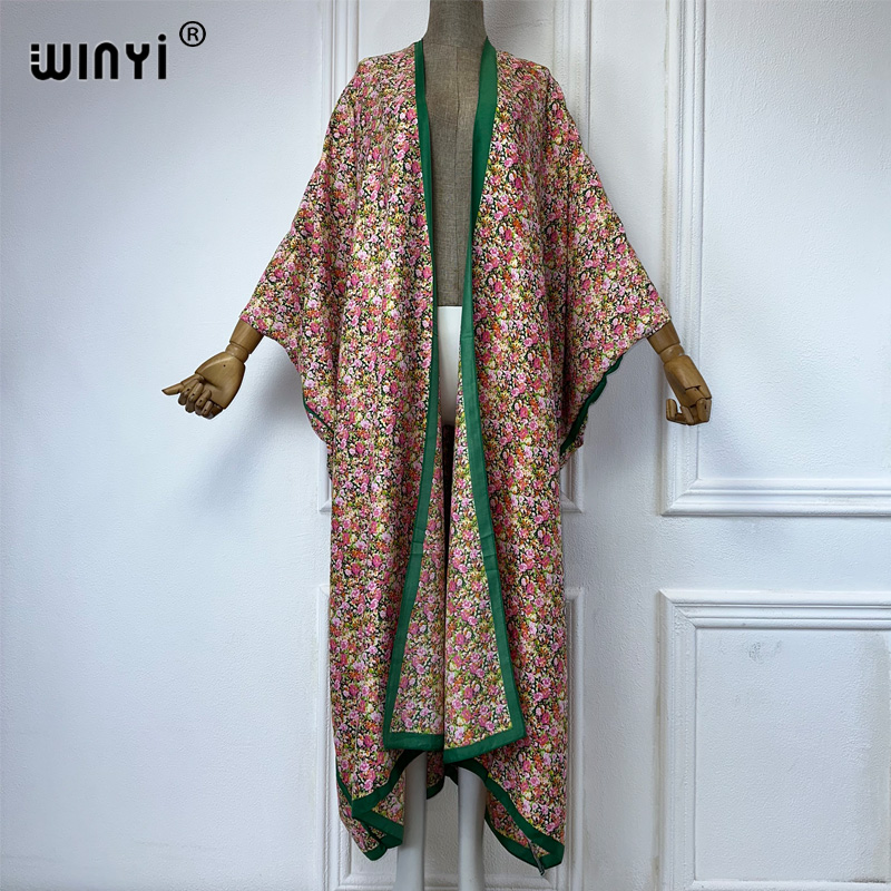 WINYI Kimono Estate sexy stamp - Kaftan Women Boho recensione e prezzo