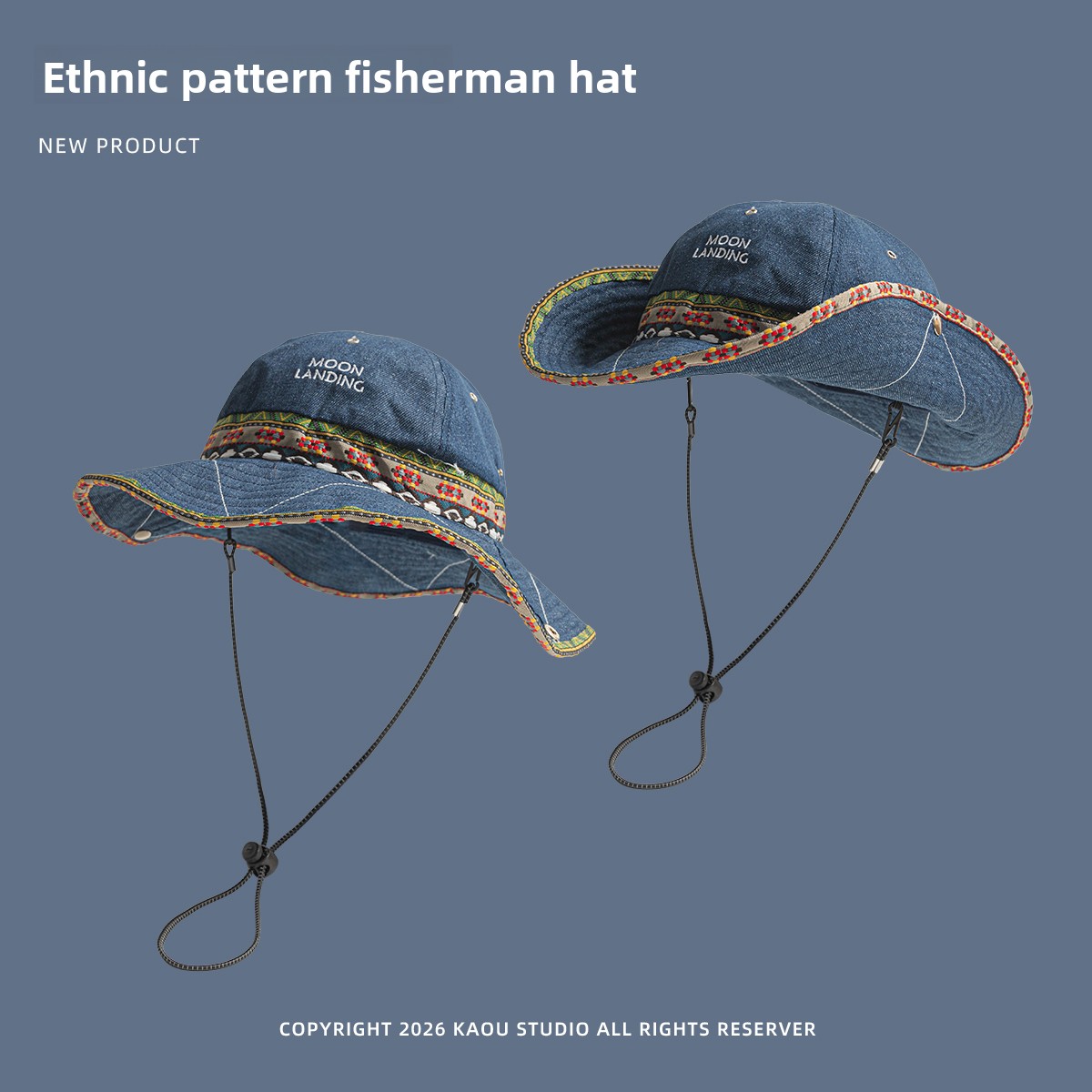 Cappello da pescatore in denim - Ethnic Fashion Photography recensione e prezzo