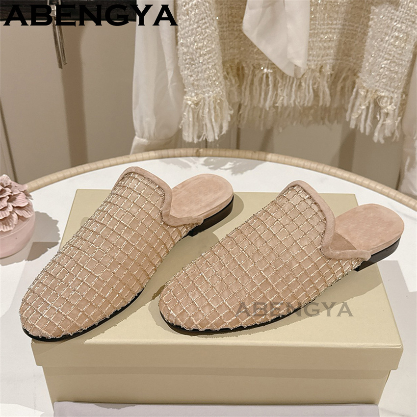 Ciabatte piatte con punta tond - The Ethnic Fashion recensione e prezzo
