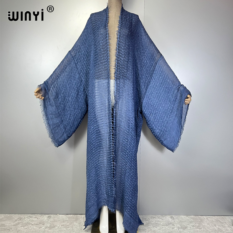 WINYI Stampa geometrica kimono - Kaftan Women Boho recensione e prezzo