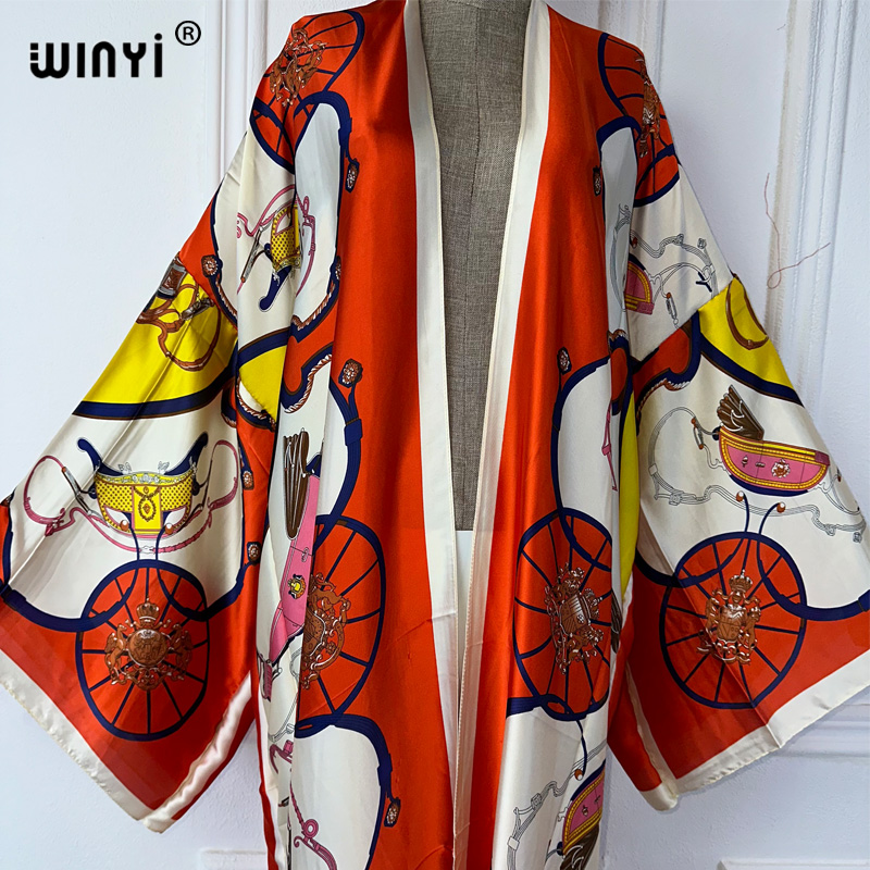 WINYI boho stampa Kimono Cardi - Kaftan Women Boho recensione e prezzo