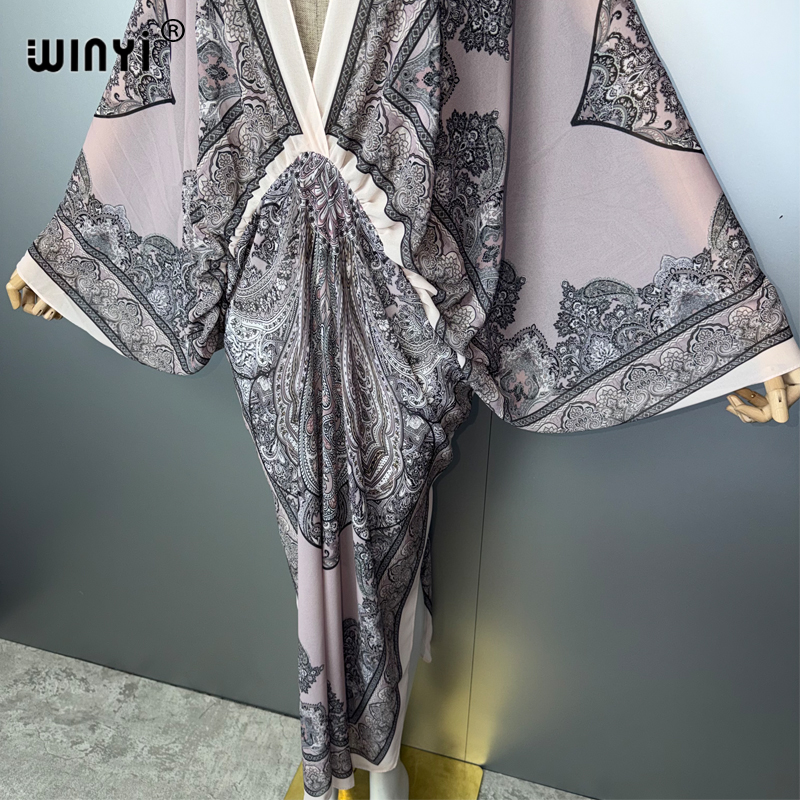 Abito Sexy WINYI con Scollo a  - Kaftan Women Boho recensione e prezzo