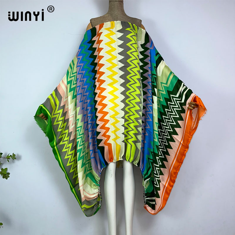 WINYI donne Sexy un collo maxi - Kaftan Women Boho recensione e prezzo