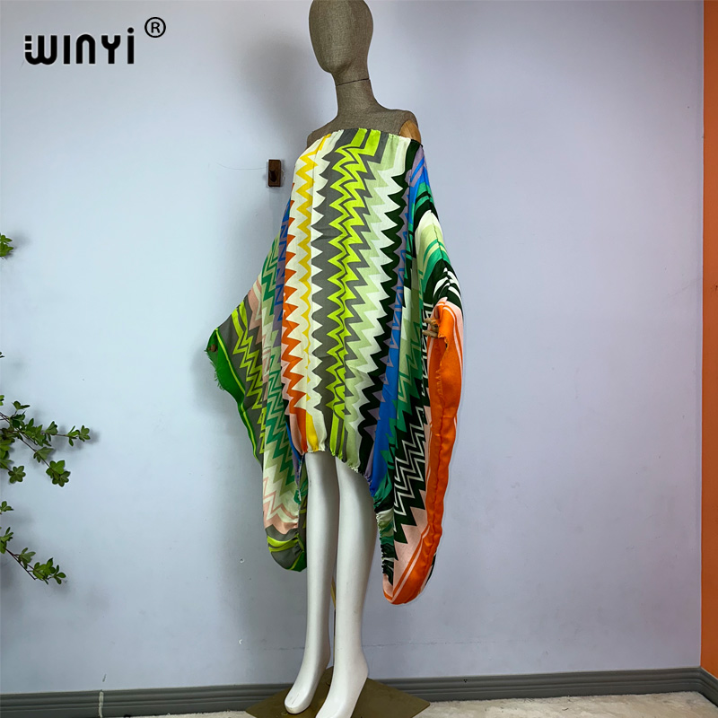 WINYI donne Sexy un collo maxi - Kaftan Women Boho recensione e prezzo