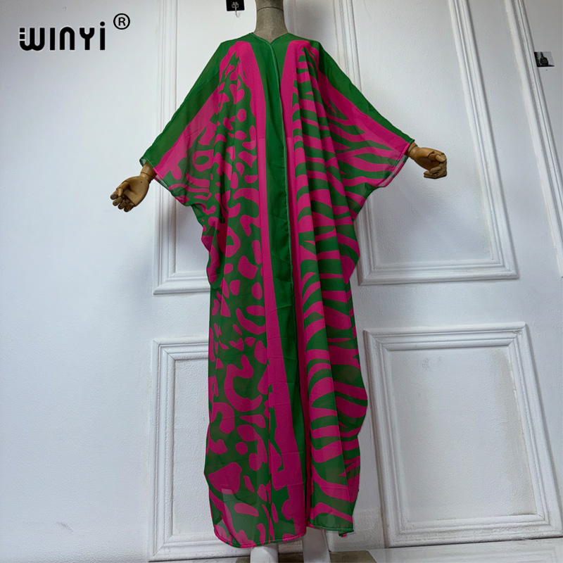 WINYI Abiti Kimono con Stampa  - Kaftan Women Boho recensione e prezzo