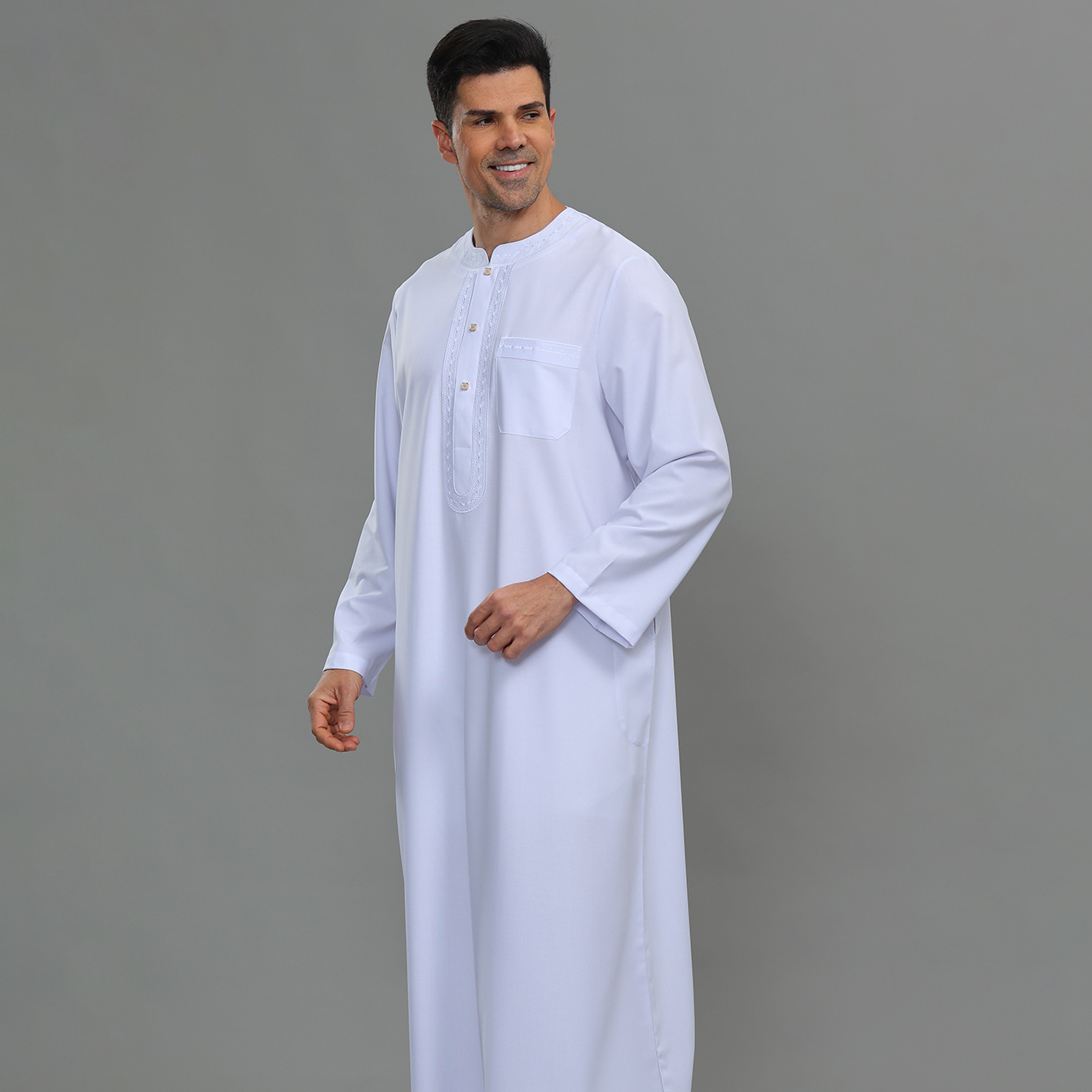 Caftano da Uomo Thobe con Bott - Kurta Men Cotton recensione e prezzo